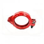 Red Anti  Rust Forged Concrete Pump Pipe Clamp Concrete Pump Spares