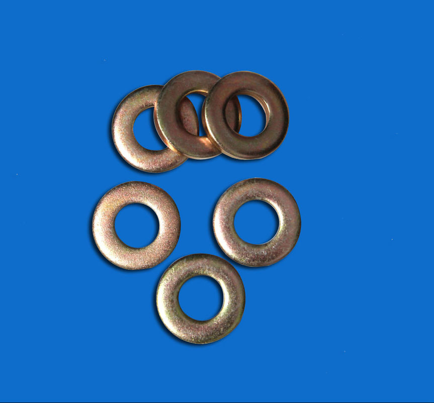 Bright Surface Chrome Flat Washers / Heavy Steel Washers Ring Shape